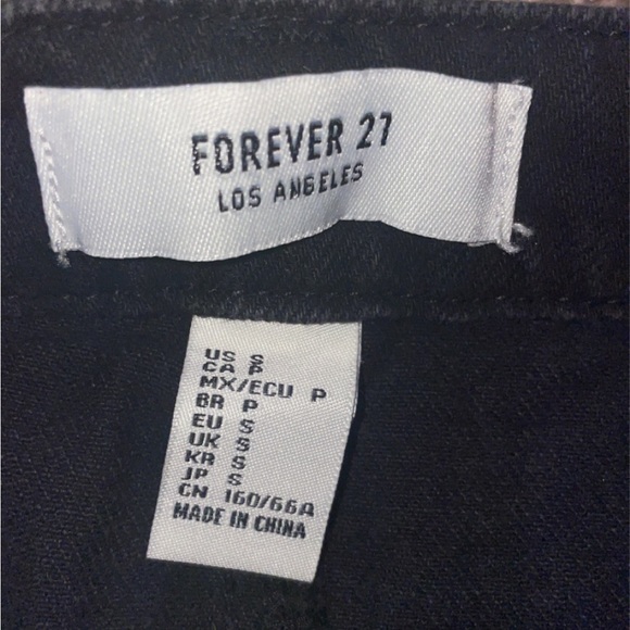 2 forever 21 mini skirts, red and black, size small - Picture 7 of 7